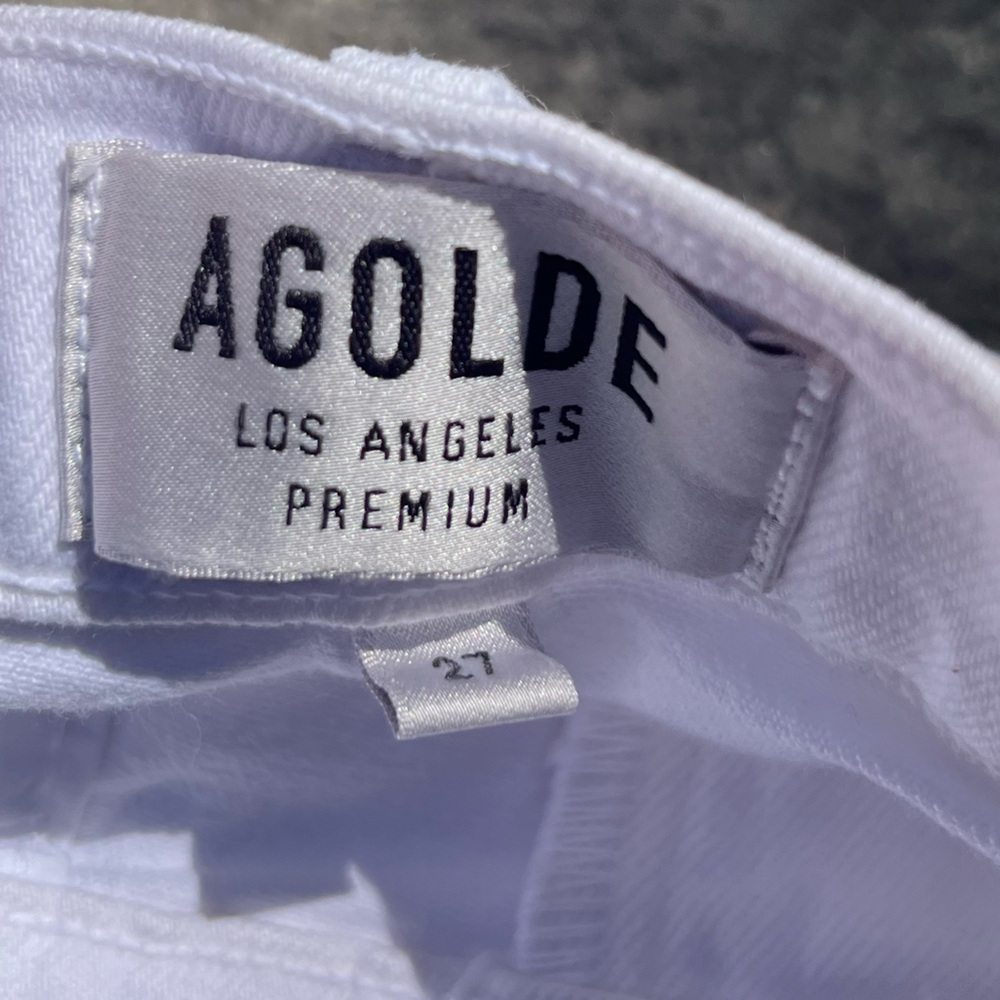 Agolde Riley High Rise Straight Crop - Picture 5 of 6